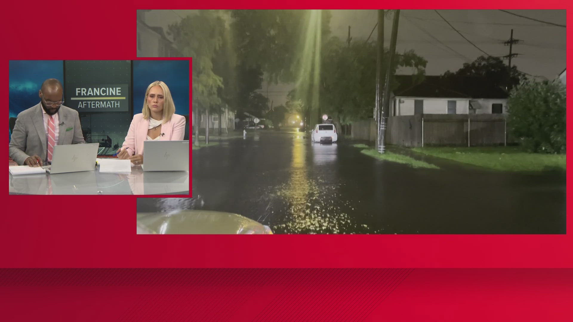 WWL speaks with Ghassan Khorban, the Executive Director of the Sewerage and Water Board of New Orleans, to get the latest updates following #HurricaneFrancine.