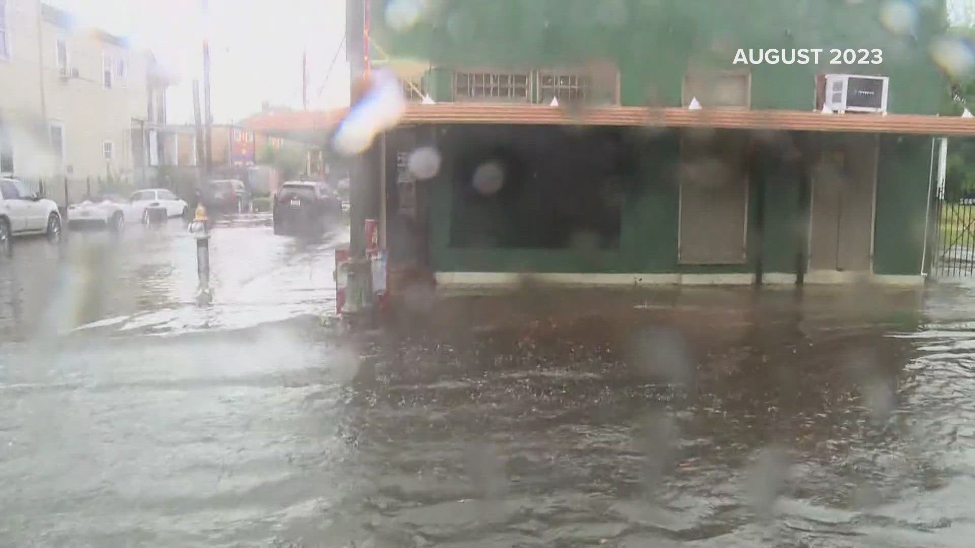 Owner Arkesha Baquet shot a cellphone video of street flooding outside the restaurant on Monday and shared it on L’il Dizzy’s social media pages.