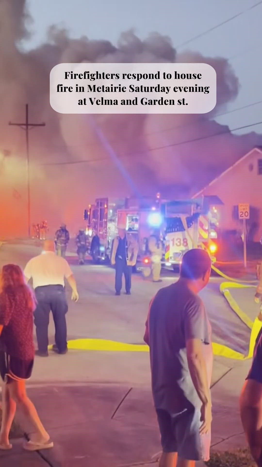 Firefighters respond to Metairie house fire Saturday evening | wwltv.com