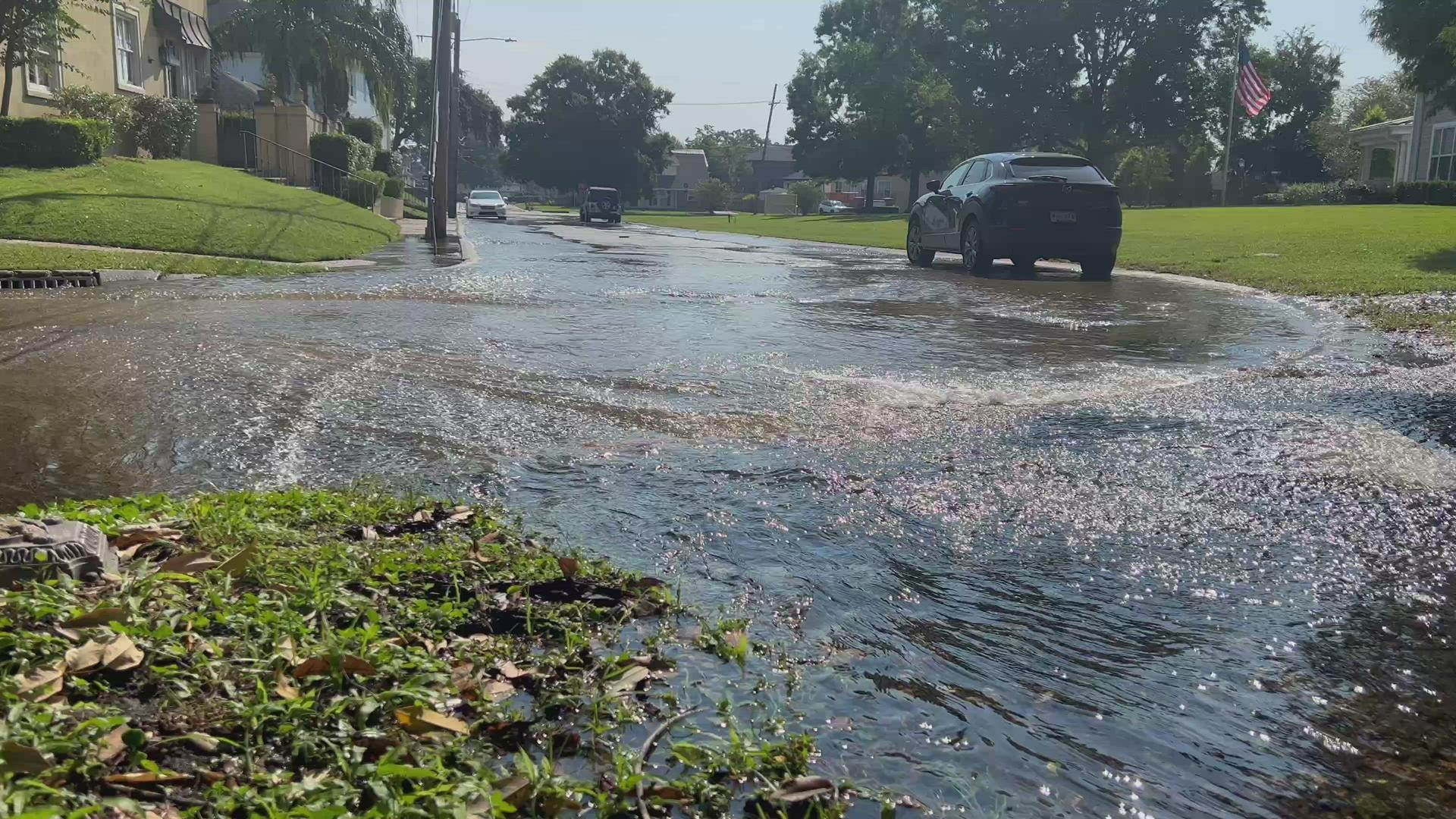 Director of Engineering Chris Humphries said he directed his team on Wednesday morning to close valves that were letting in extra water from Lake Pontchartrain.