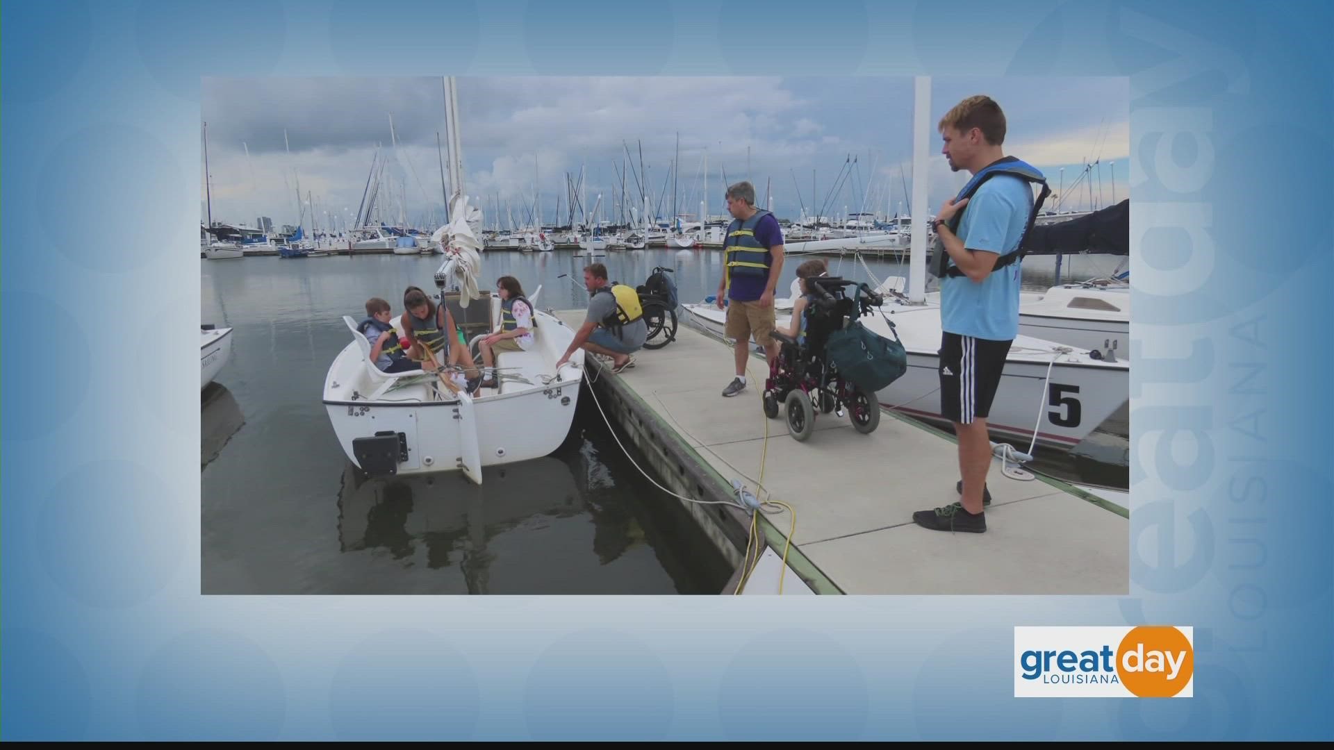 A member of a local nonprofit group shared details about how they are providing opportunities to people to sail on Lake Pontchartrain