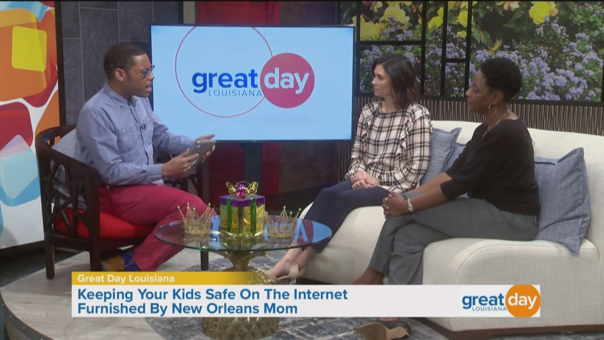 Patrice Wright with the Parenting Center at Children's Hospital and New Orleans mom, Angelina Vicknair discussed tips on how to keep children safe on the Internet.