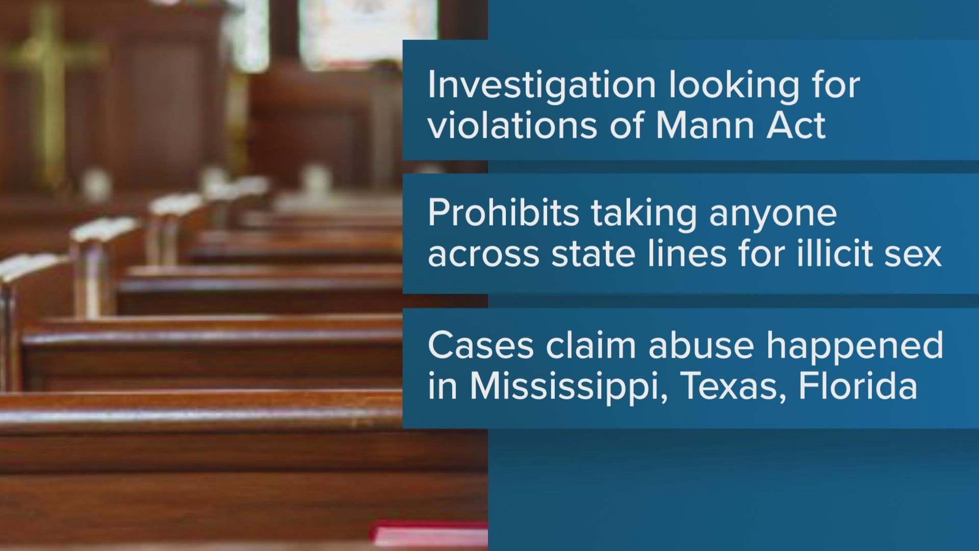 Some of the New Orleans cases under review allege abuse by clergy during trips to Mississippi camps or amusement parks in Texas and Florida.