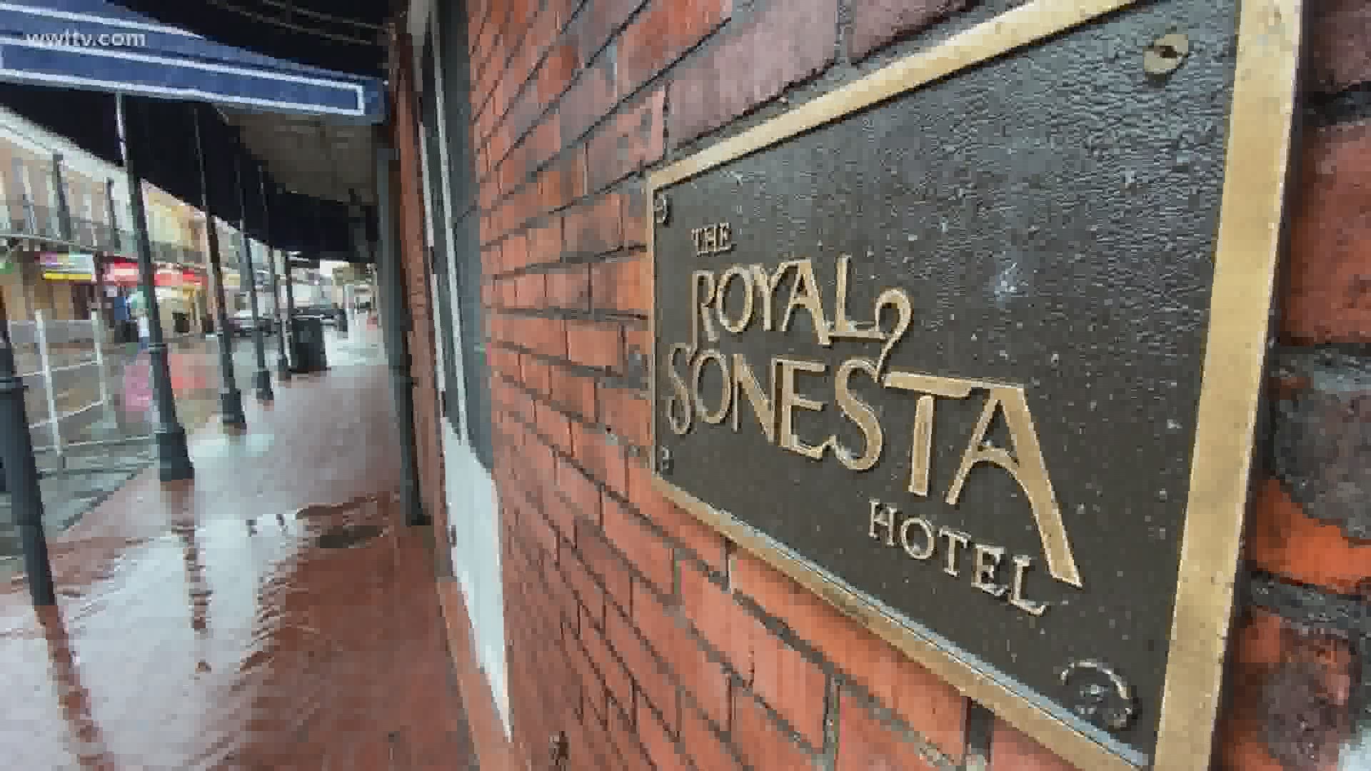 Groos is the general manager at the Royal Sonesta.  He said the hotel has never closed since it was established in 1969, not even for Hurricane Katrina.