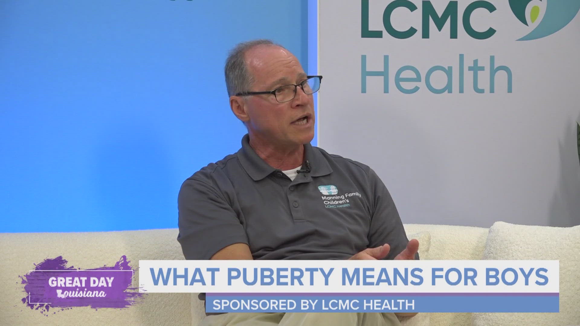LCMC Health helps us understand the physical changes that boys go through during puberty.
