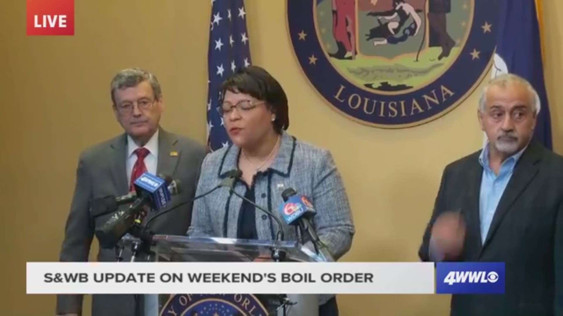 Mayor LaToya Cantrell and the Sewerage & Water Board provided new details about what caused this weekend's boil water advisory on the East Bank of New Orleans.