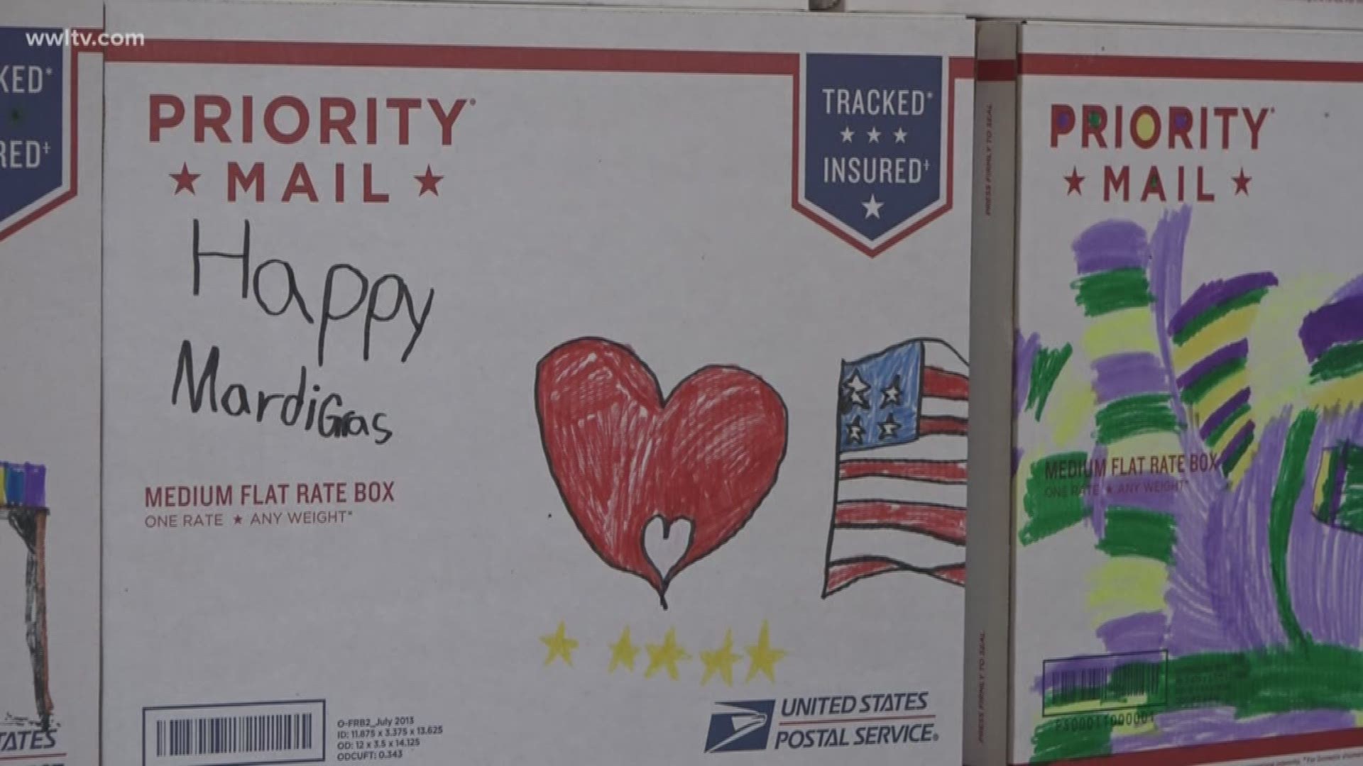 US Troops defending out country overseas will get a slice of home in the mail thanks to some local volunteers.