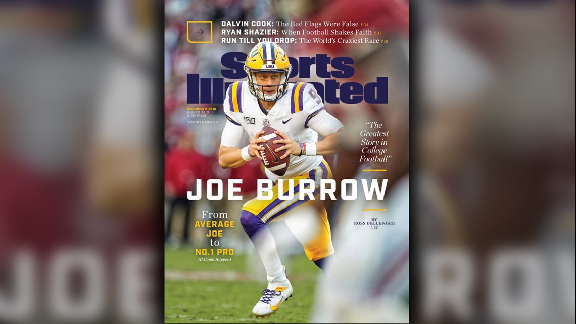 LSU's Joe Burrow graces the cover of Sports Illustrated