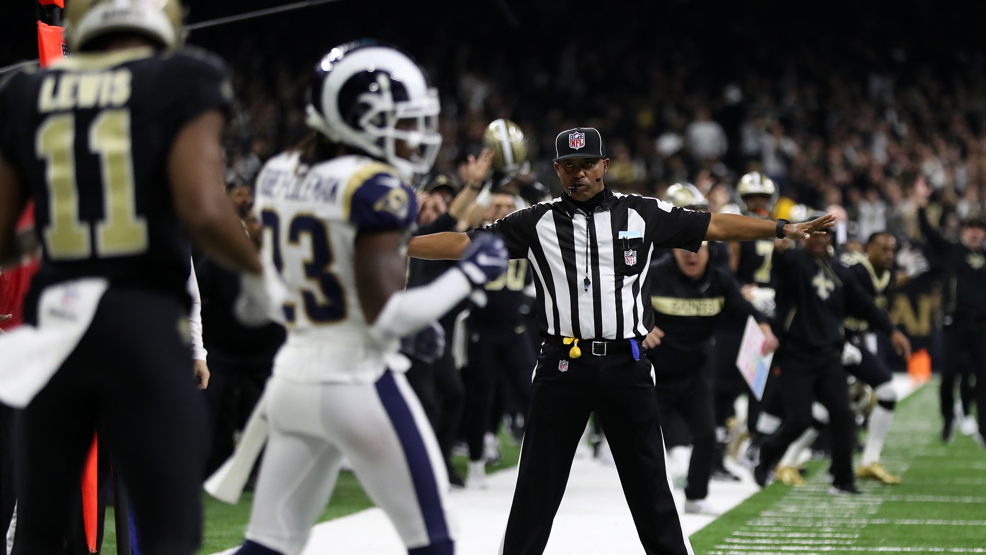 WWL-TV legal analyst Chick Foret talks about the lawsuit against the NFL for the no-call in the NFC Championship.