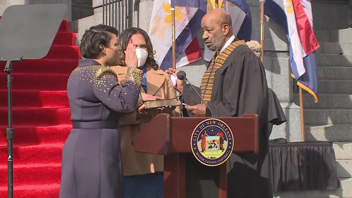 Mayor LaToya Cantrell takes oath for second term