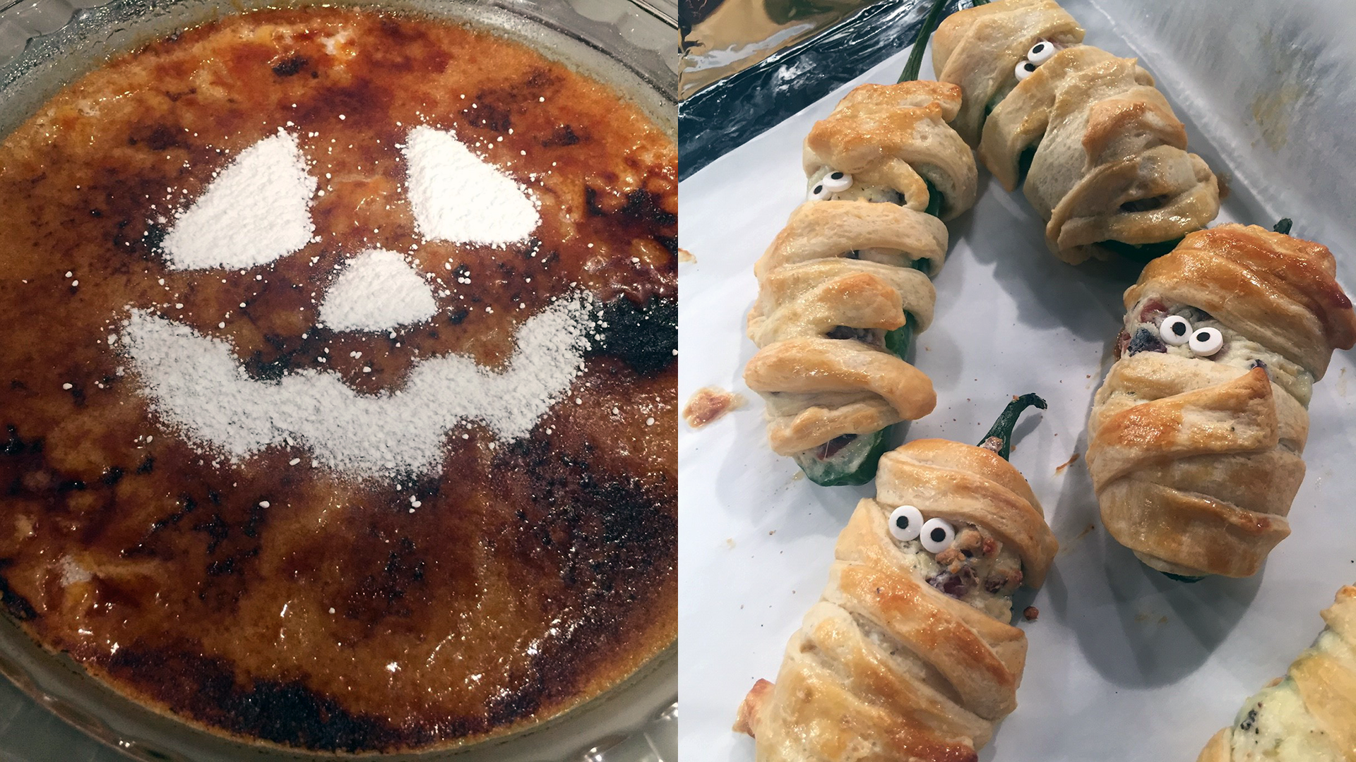 Chef Kevin and Sheba is in the kitchen with some delicious Halloween treats for Adults.