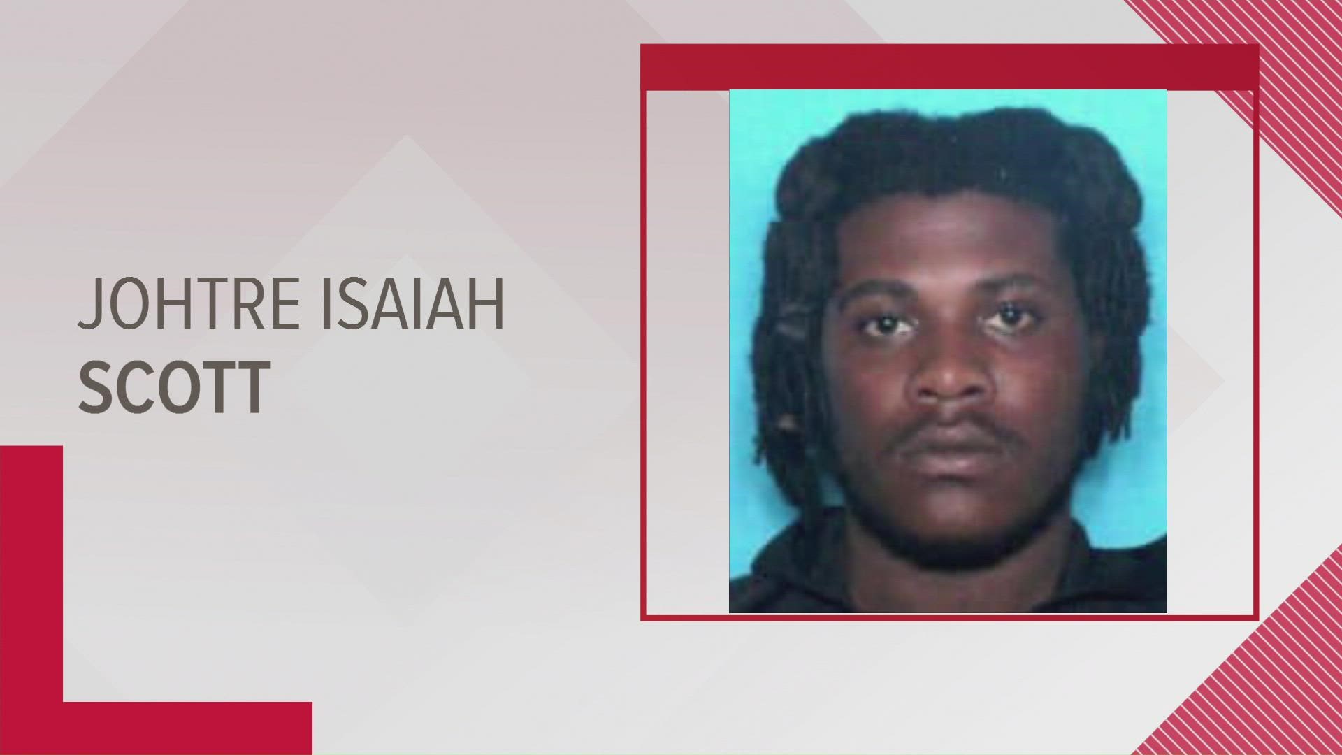 A suspect is wanted in a St. Charles Parish shooting that left one person dead and four others injured.