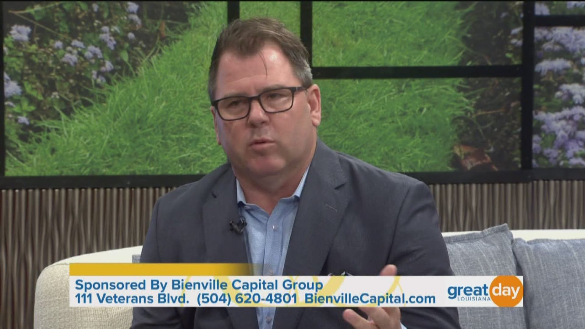 Emmett G. Dupas III - Wealth Management Advisor with Bienville Capital joins us again on Great Day to discuss "recession-proofing," your savings.