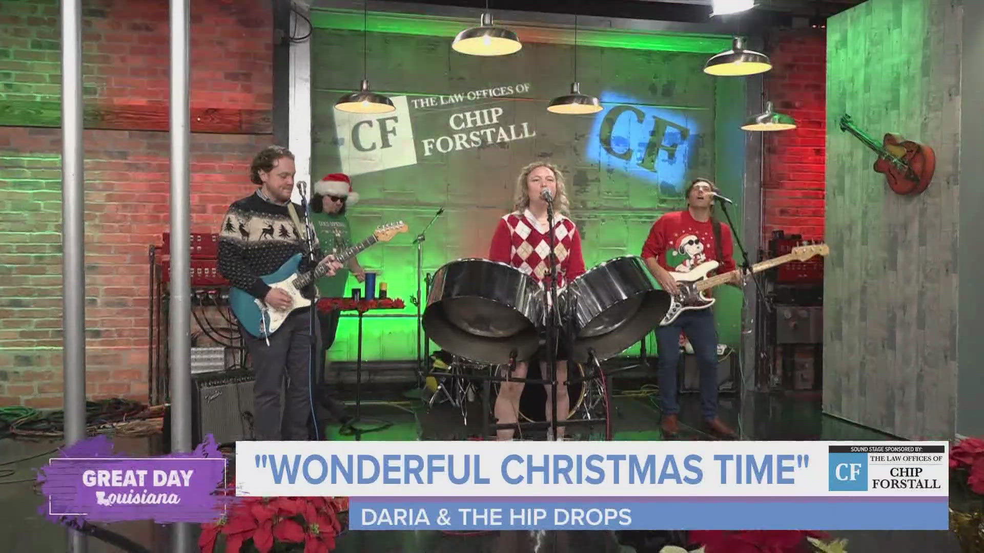 Daria & The Hip Drops perform another Christmas favorite in our Chip Forstall Sound Stage.