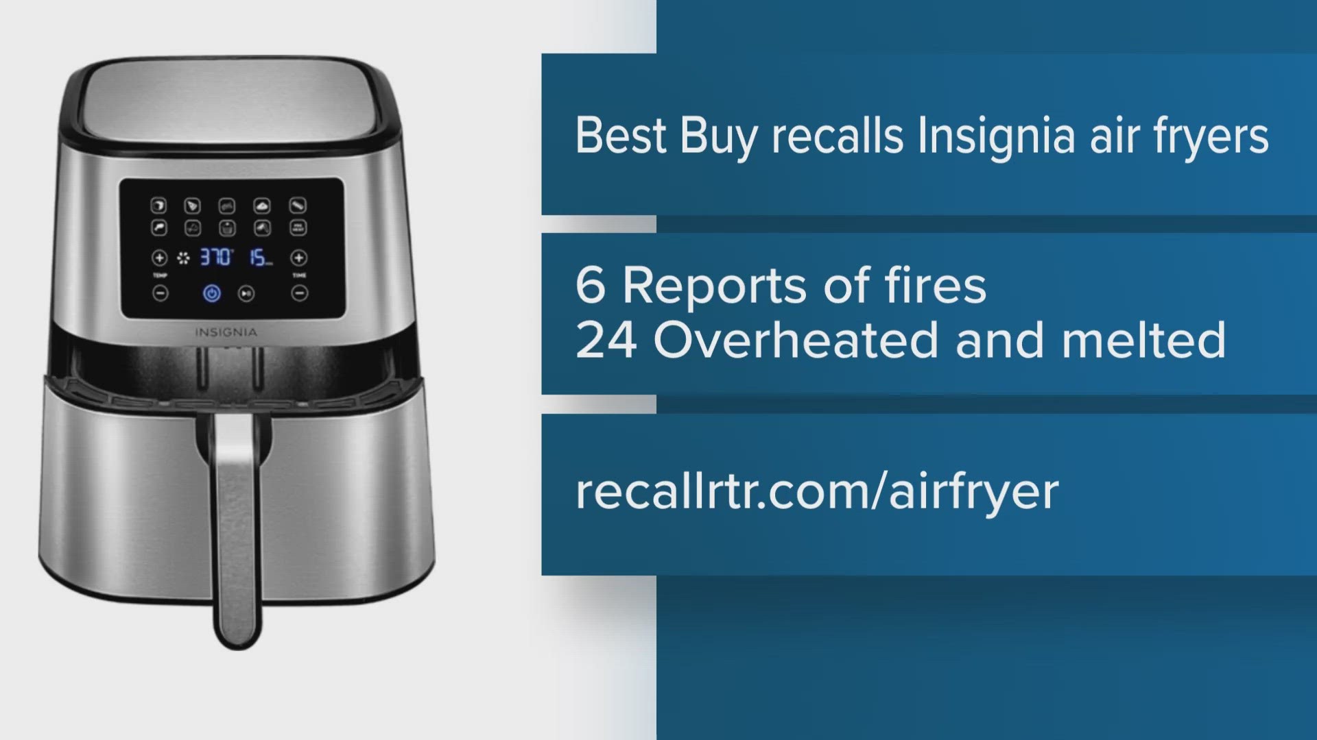 Best Buy recalls air fryers