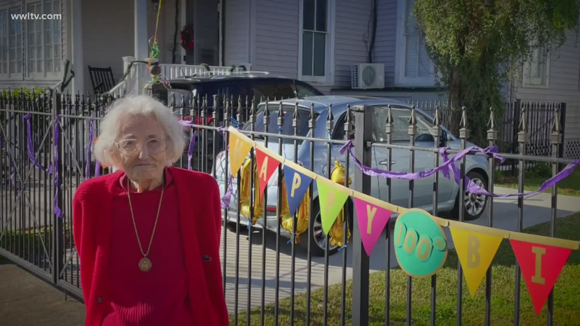 Longtime City Hall volunteer, Ms. Audrey Flynn, celebrates a milestone as she turns 100-years-old.