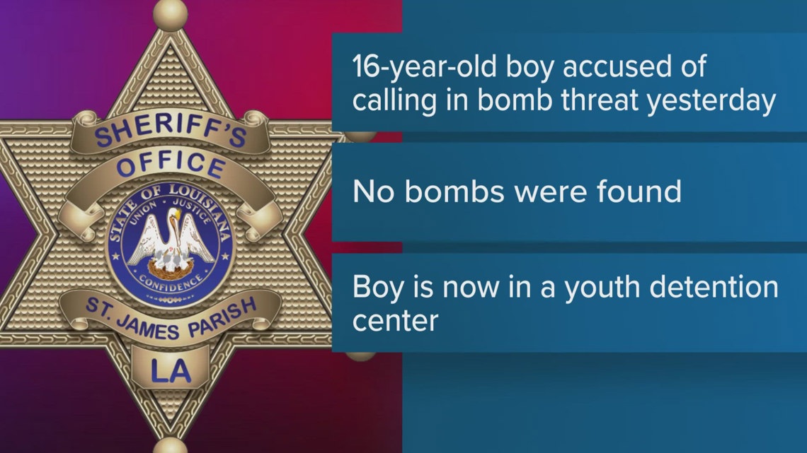 Teen arrested after calling bomb threat to high school in St. James ...
