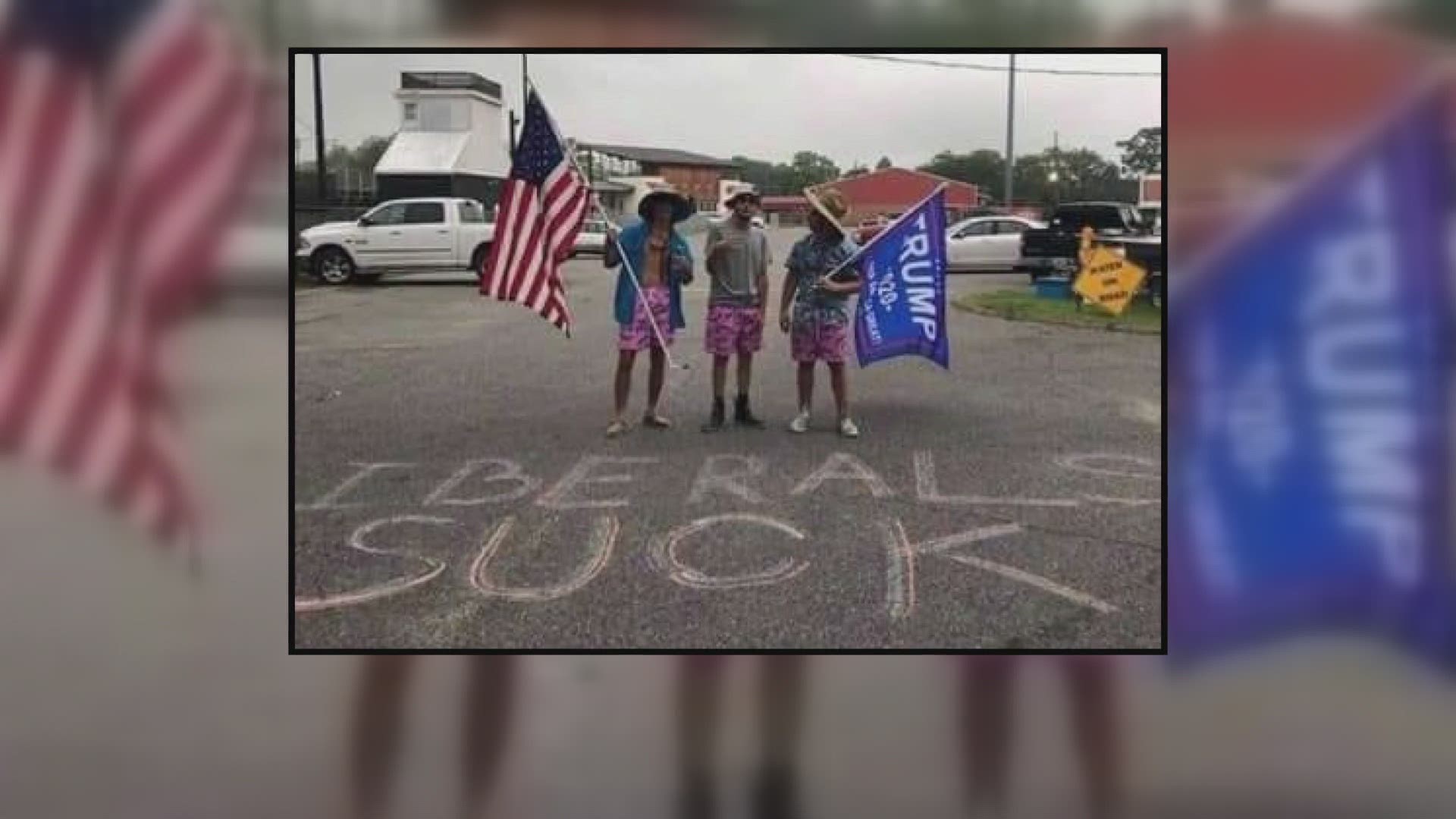 Belle Chasse High 'senior prank' involving Trump flag, slam on liberals  draws fire