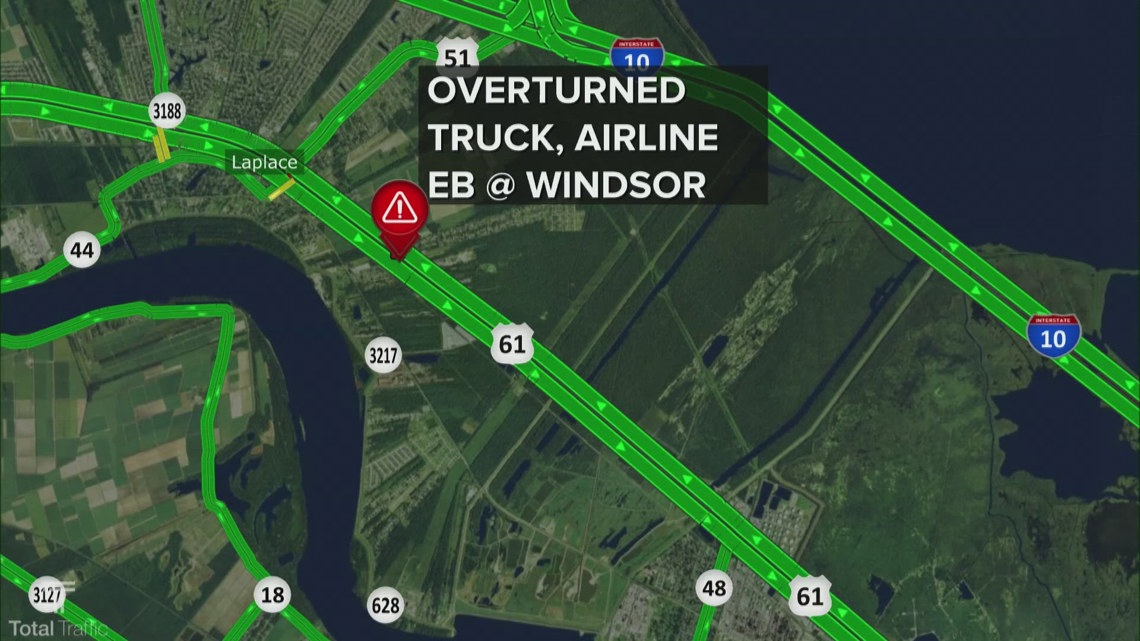 Multi-vehicle crash shuts down parts of Airline Highway in LaPlace ...