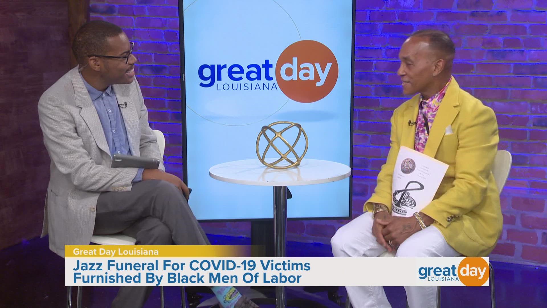 The president of the Black Men Of Labor shared details about an upcoming jazz funeral procession to honor the people lost during the COVID-19 pandemic.