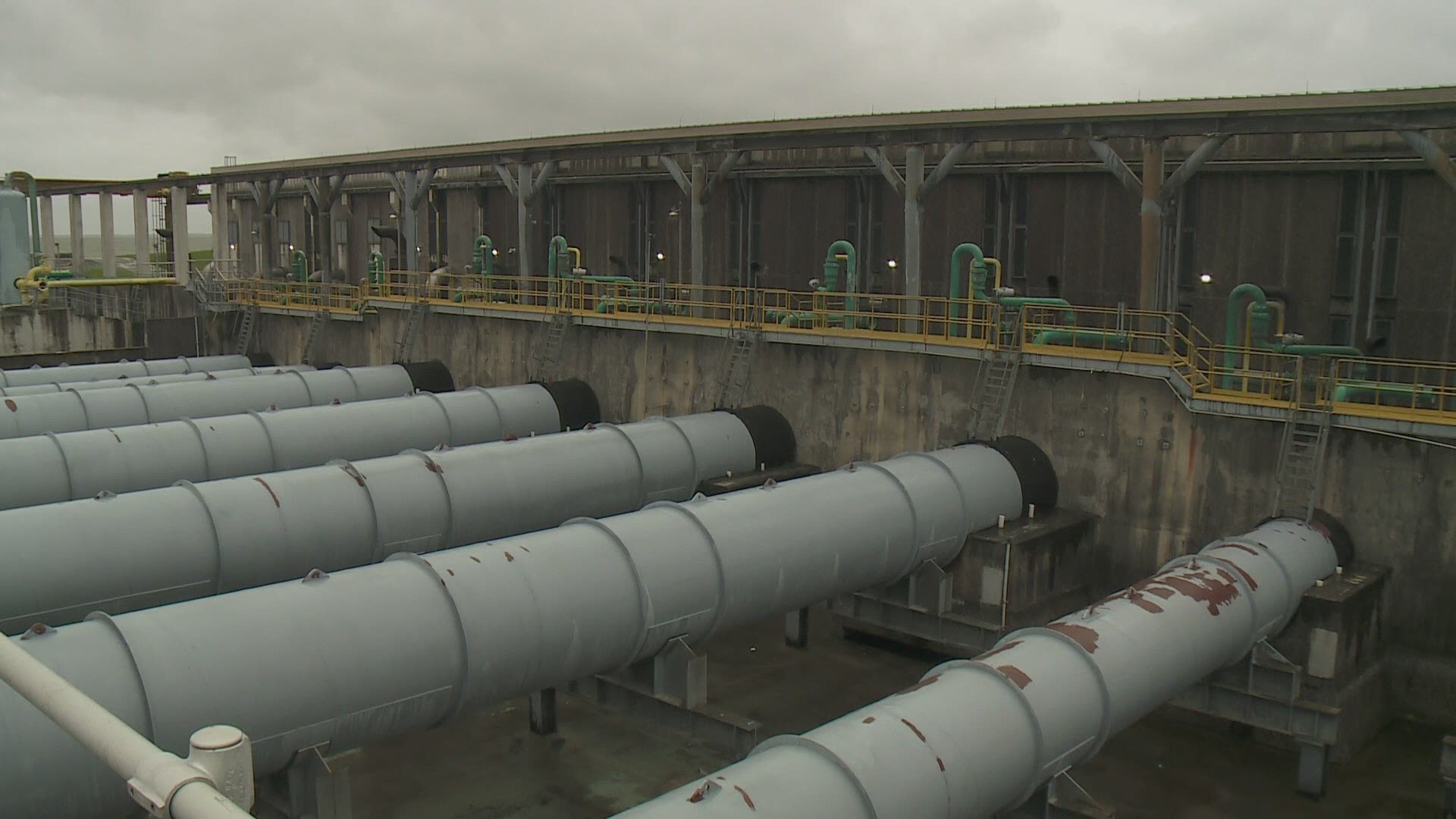 Pump stations in Jefferson Parish are ready and on stand-by in the event of flooding from the weather event.