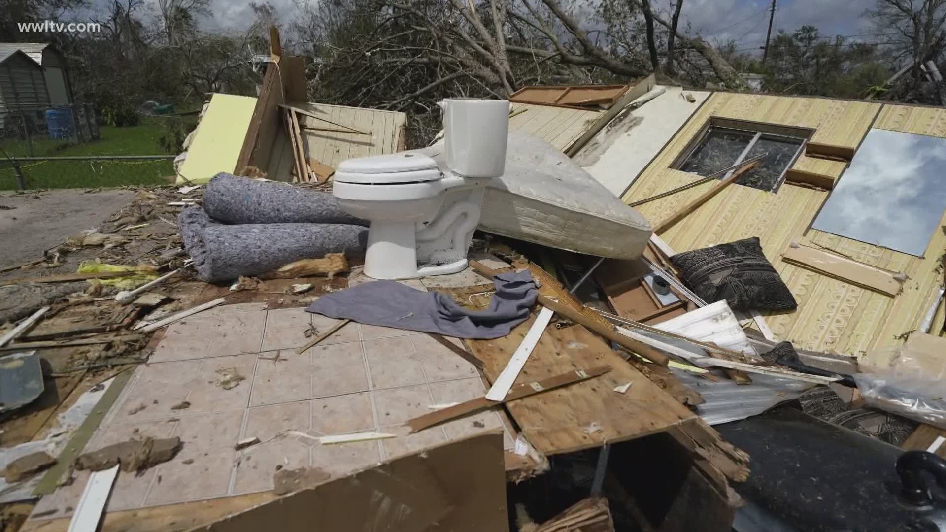 Lake Charles residents are looking for shelter after Hurricane Laura left them displaced with out a place to call home.