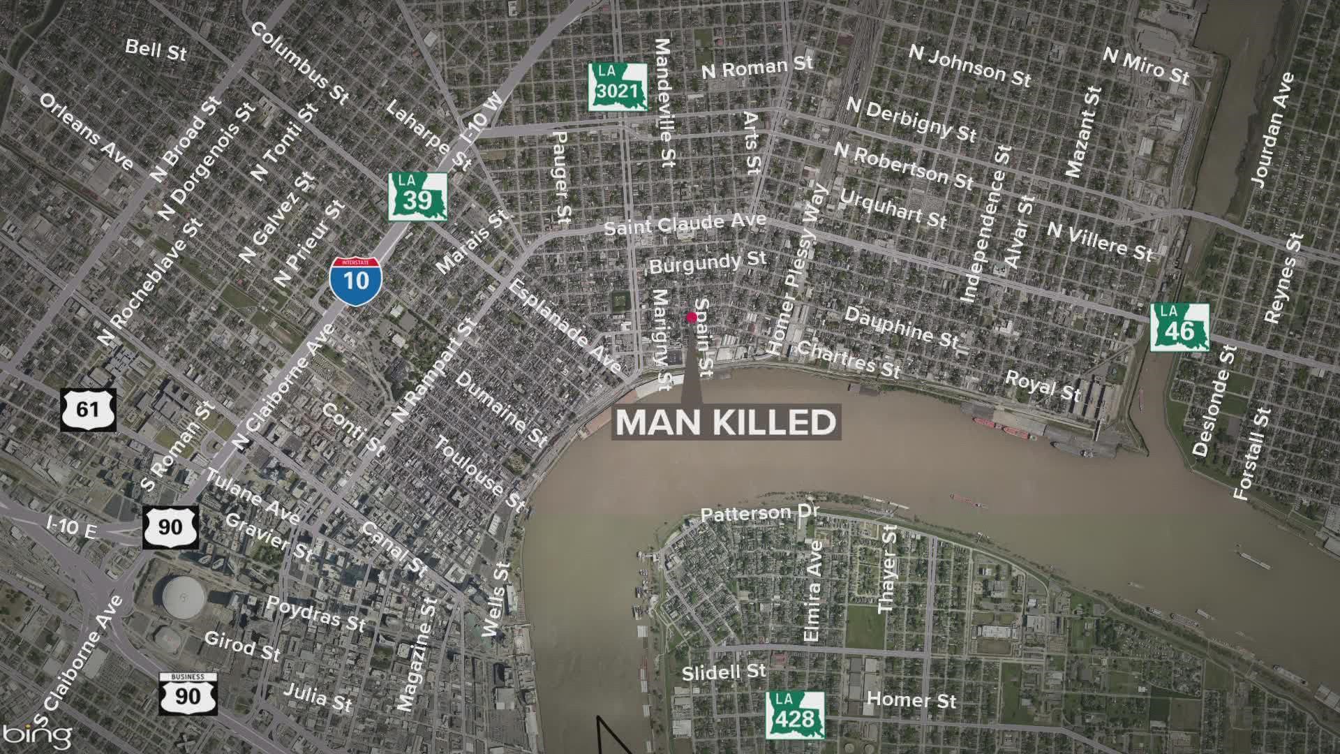 Investigators say it happened in the 700 block of Franklin Avenue.