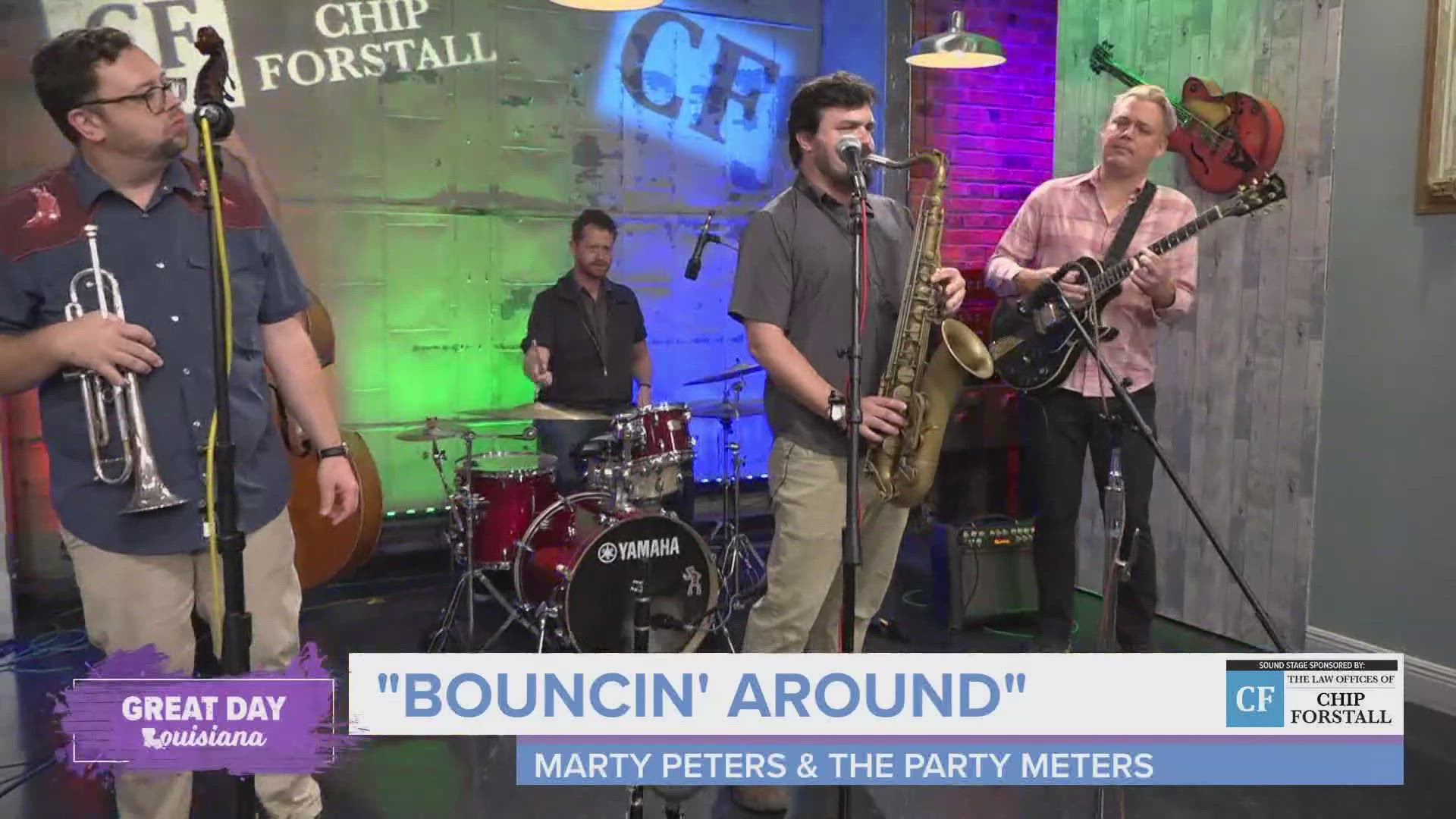 Marty Peters & The Party Meters perform in our Chip Forstall Sound Stage.