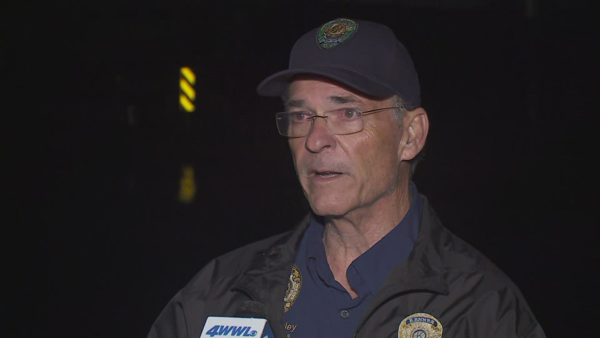 Police Chief Keith Conley talks with WWL Louisiana about widespread flooding in Kenner following Hurricane Francine sweeping across area on Wednesday night.