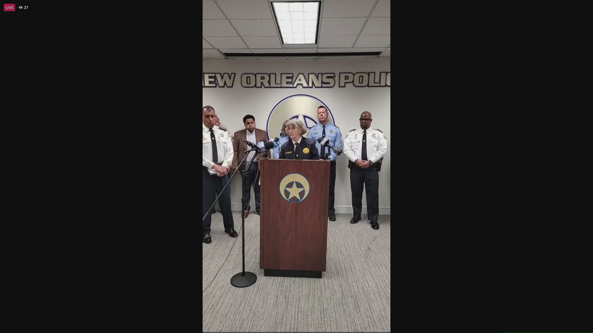 NOPD Chief Anne Kirkpatrick gives an update on the investigations into 8 shootings over the weekend.