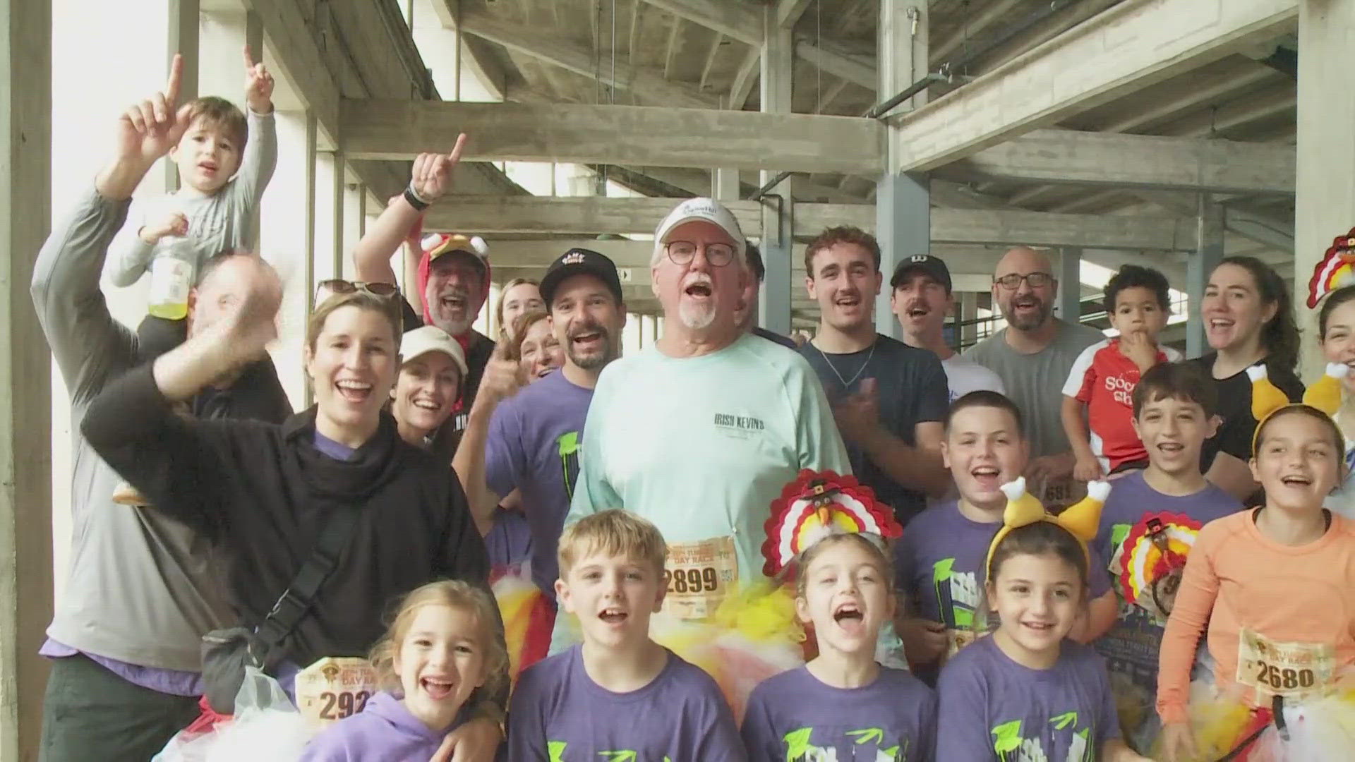 Hundreds of turkey trotters packed City Park, making room for extra turkey. For some trotters, the 5K is more than a race, it's a family tradition.