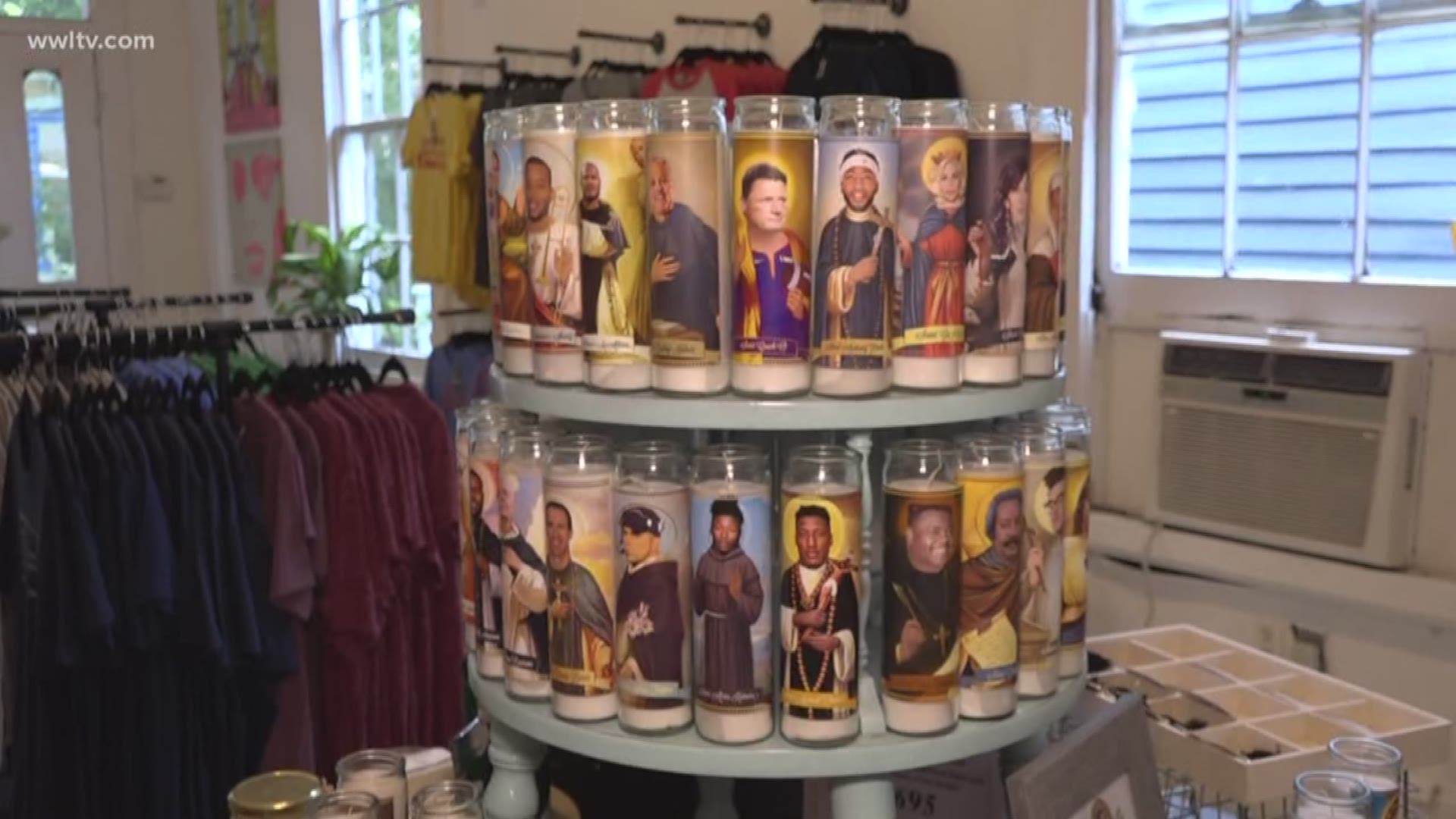 Football is a religion in New Orleans and this shop is taking that religion one step further.