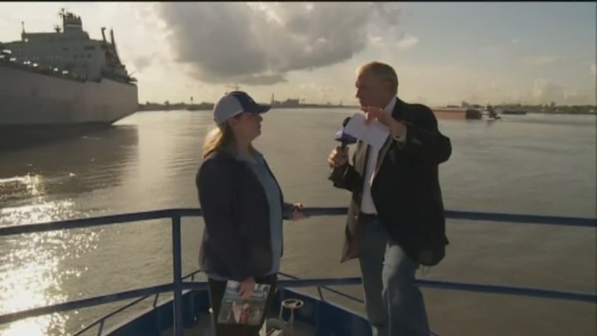 In honor of National Maritime Day, Eric Paulsen spoke to Amelia Pellegrin, the Director of Sustainable Development for the Port of New Orleans.