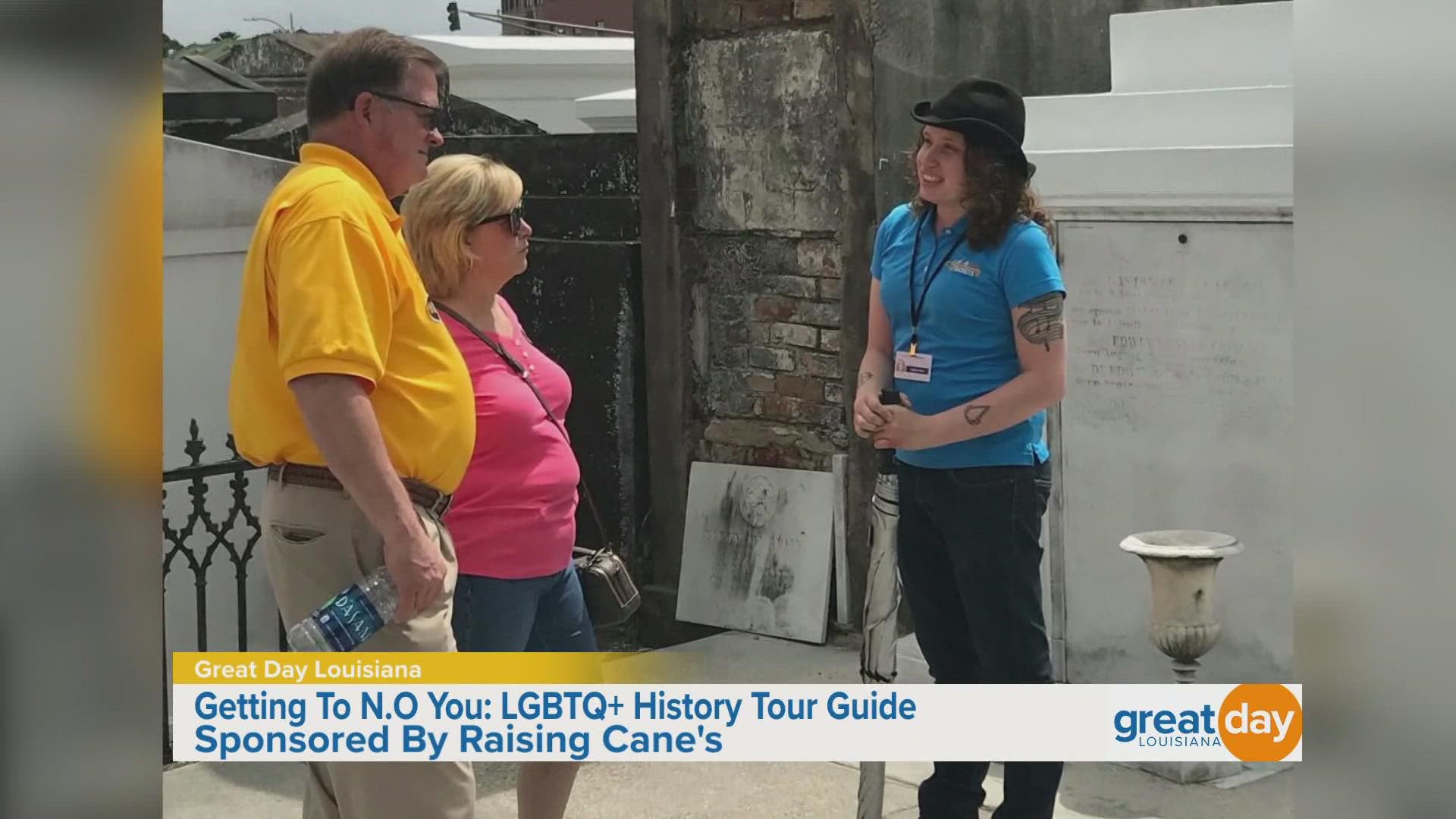 We got to know a local tour guide who specializes in the history of the LGBTQ+ community in New Orleans.