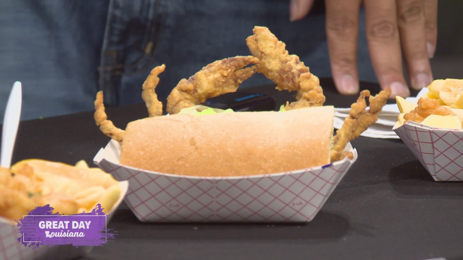 Jack Dempsey's stops by to share one of their classic dishes that you can find at French Quarter Fest.