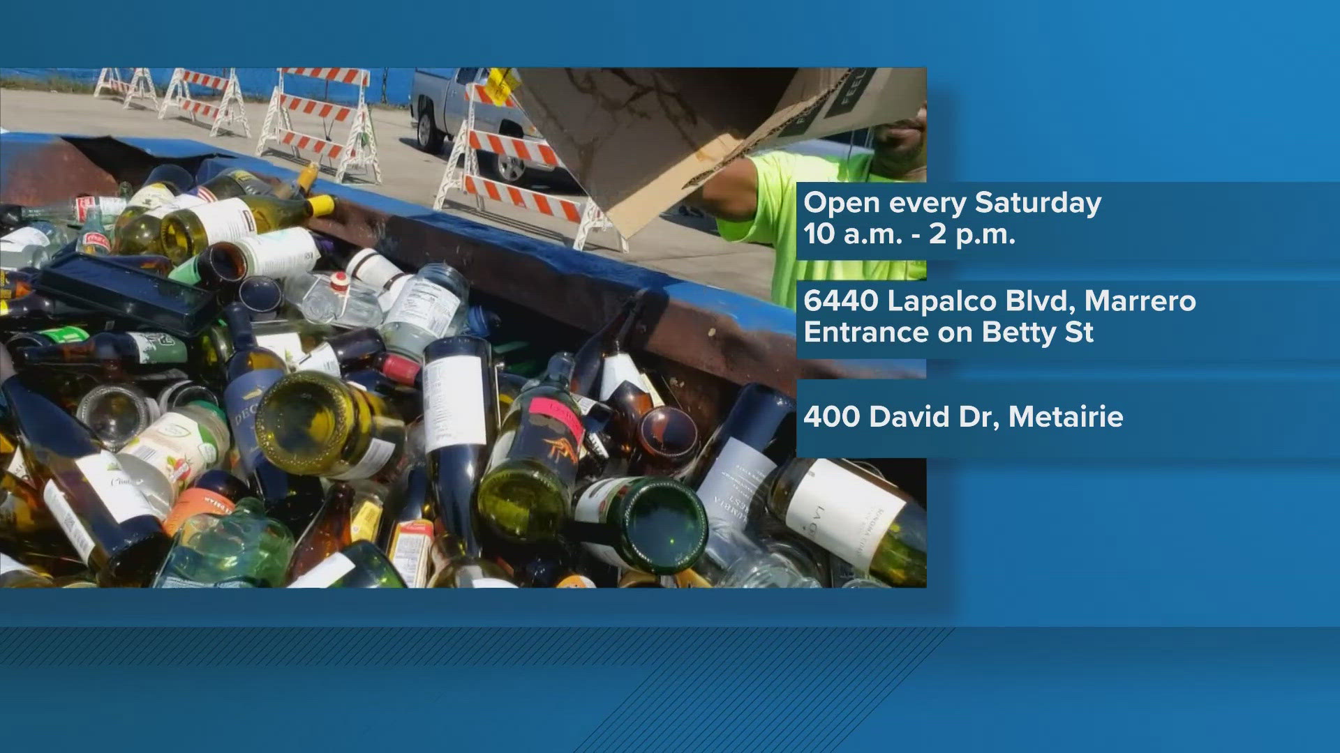 The recycling program will resume this Saturday, Nov. 9 after officials paused the program for nearly a week.