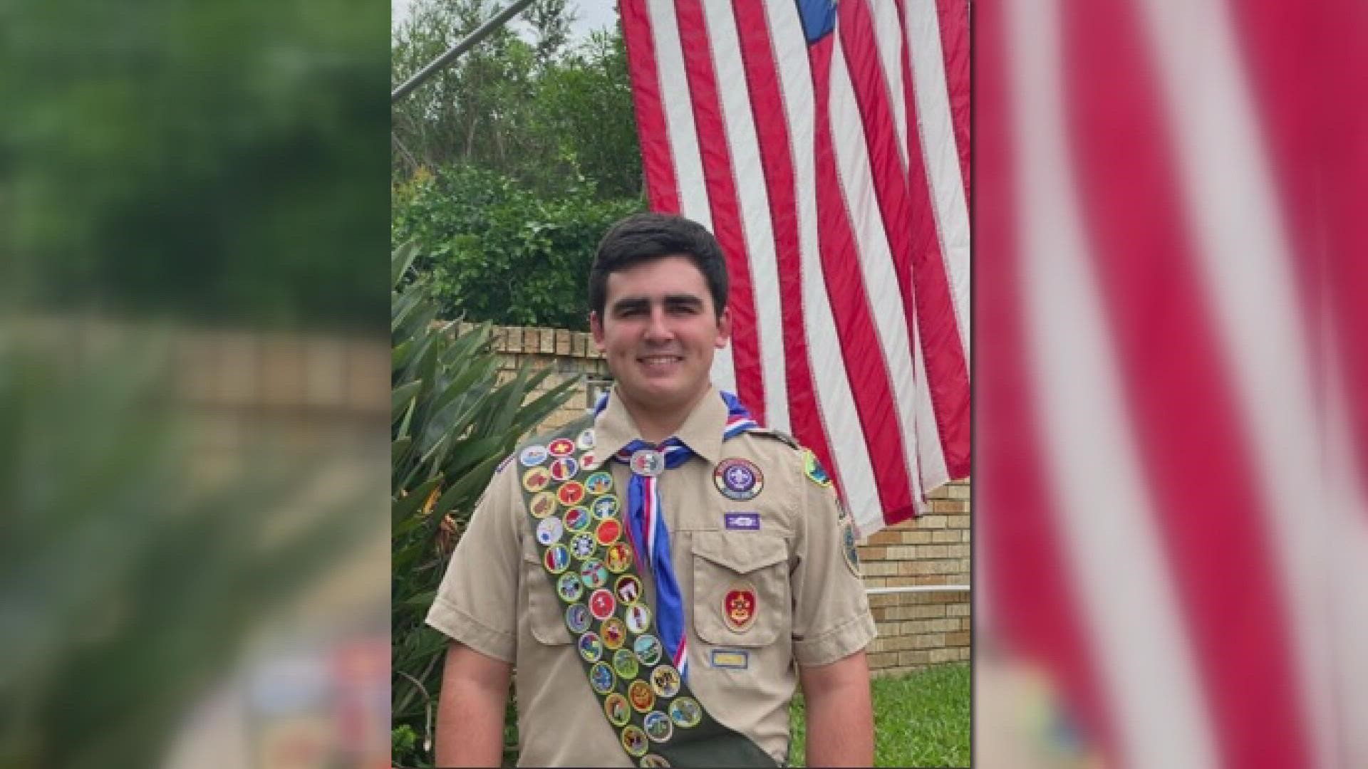 New Orleans area family's third Eagle Scout saves the lives of two beachgoers in Pensacola.