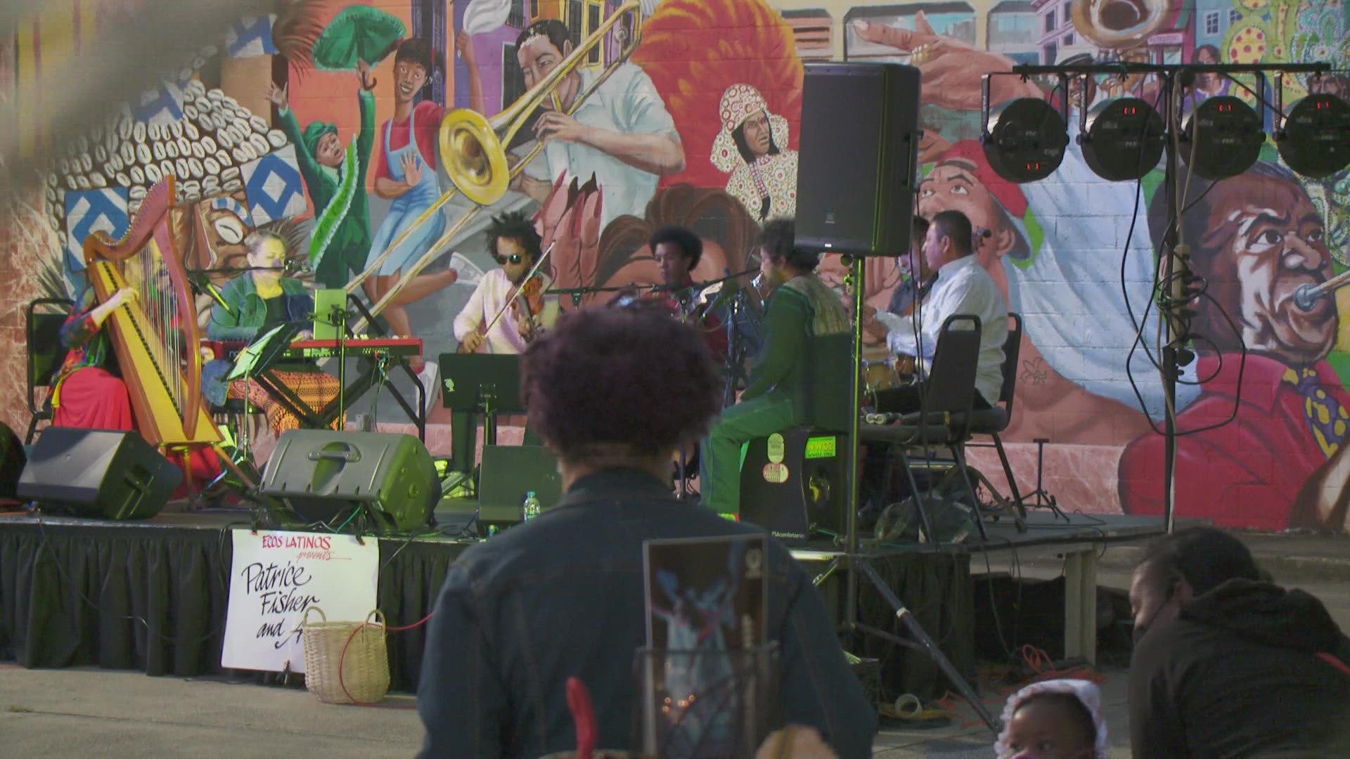 New Orleans celebrates Hispanic Heritage month with a celebration honoring the great culture especially the music.