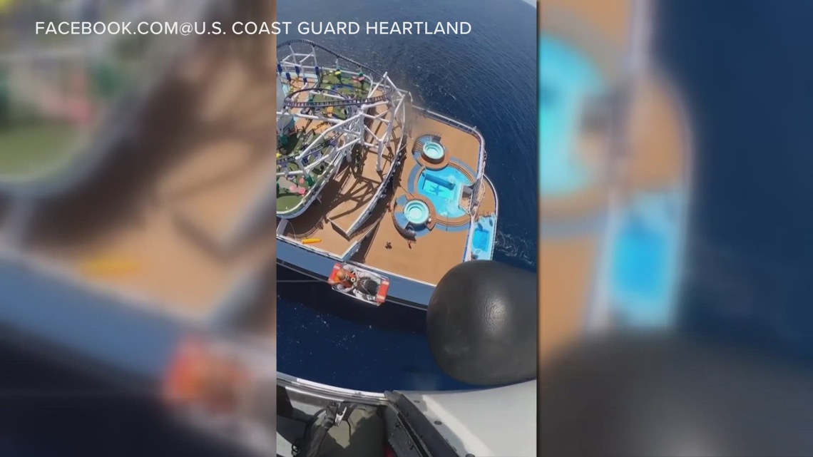 Coast Guard medevacs two cruise ship passengers near New Orleans