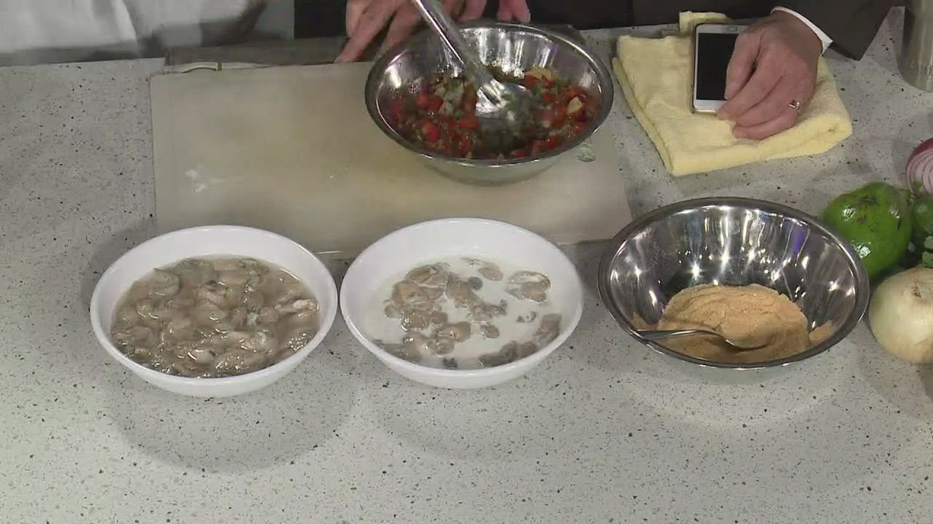 Oysters are coming into season which means there are plenty of great recipes to pull out and try. Chef Kevin Belton whips one up for us this morning.
