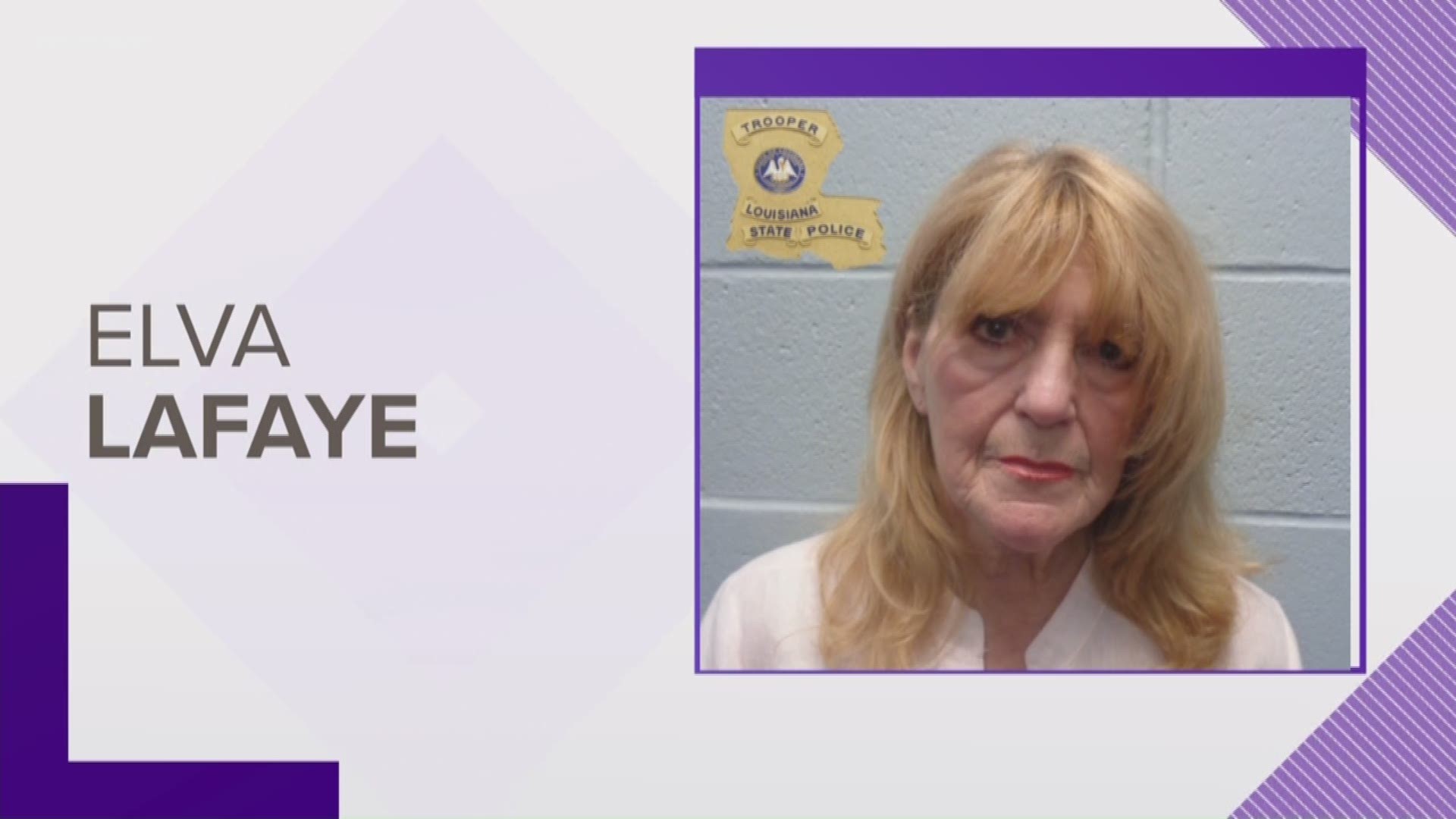 A 72-year-old New Orleans woman has been arrested in the 'hit-and-run' death of Gordon Poydras in Metairie, the State Police announced Tuesday.
