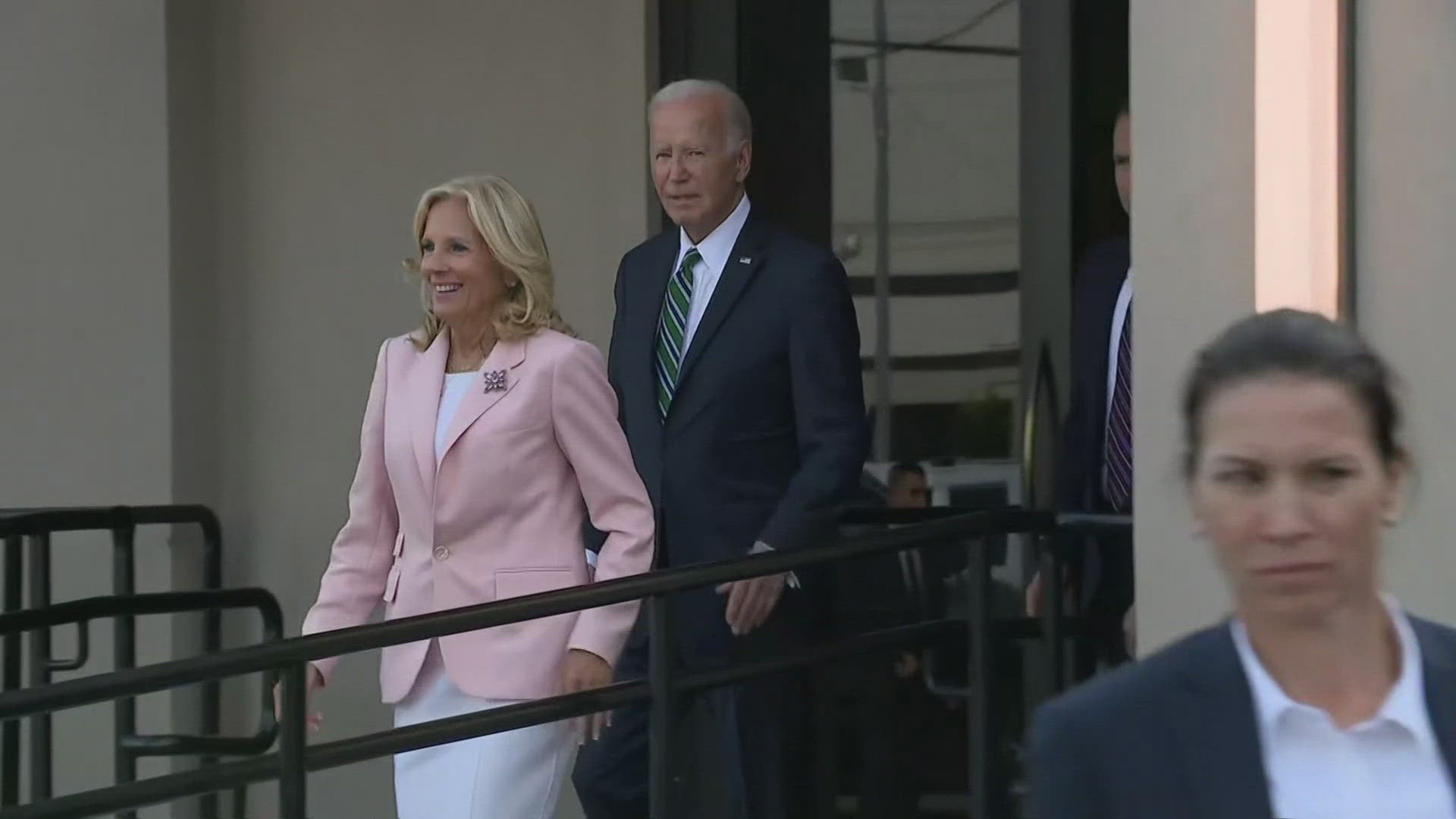 U.S. President Joe Biden and First Lady Jill Biden traveled to New Orleans to make a major announcement about his cancer research initiative "Cancer Moonshot."