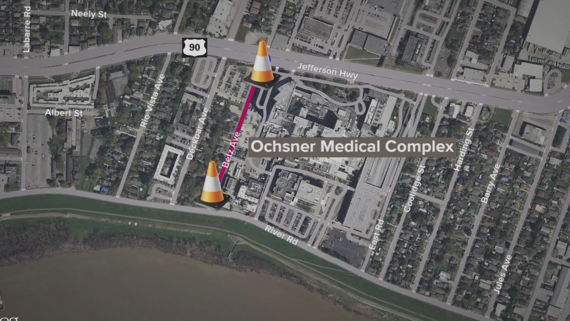 The permanent closure follows Ochsner plans to open a new 5-story, 343,000 square foot Children's Hospital at its Jefferson Highway campus.