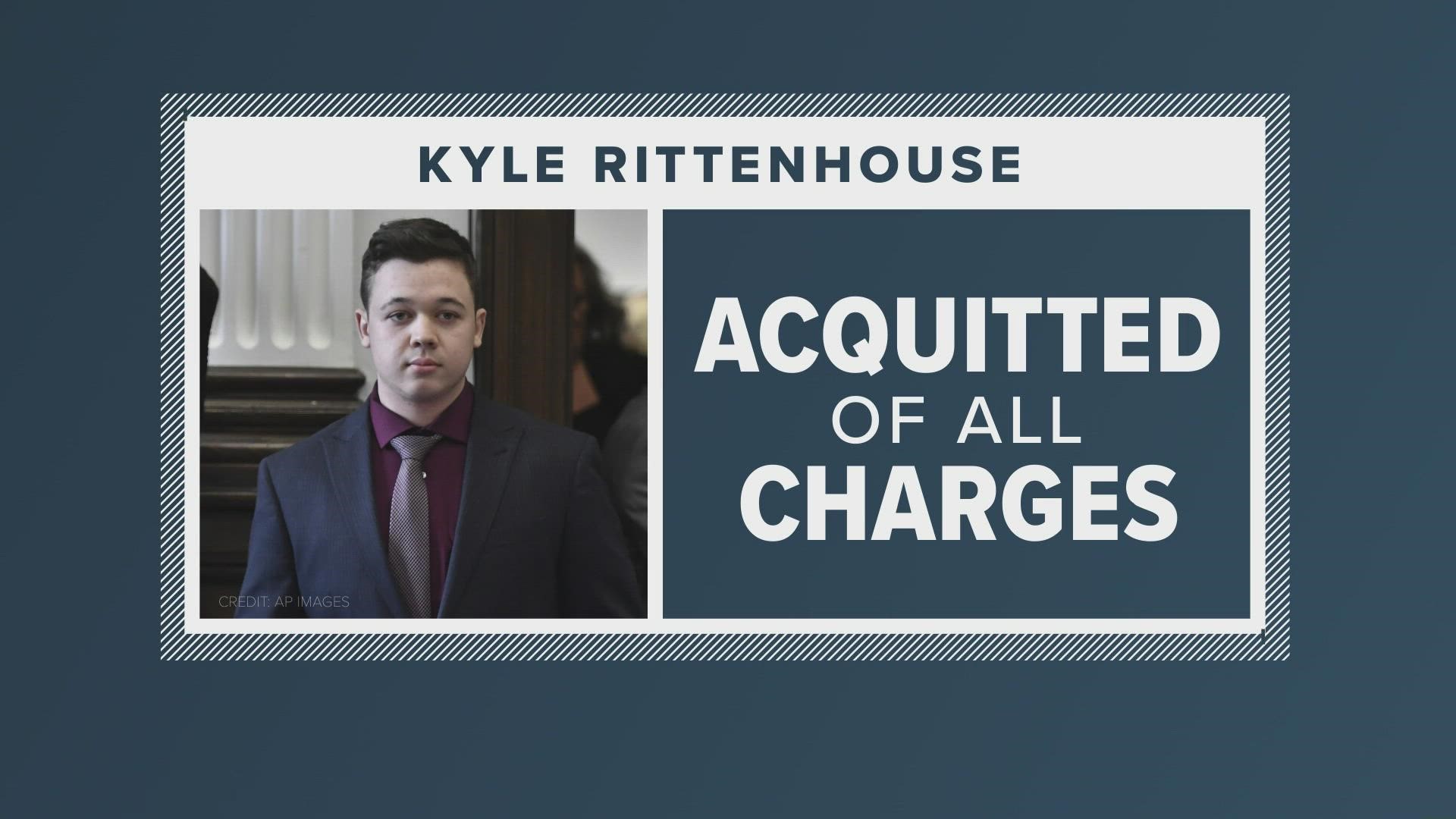 The Rittenhouse verdict was announced Friday. Kyle Rittenhouse was found not guilty on all five charges after killing two people and injuring another at a BLM rally.