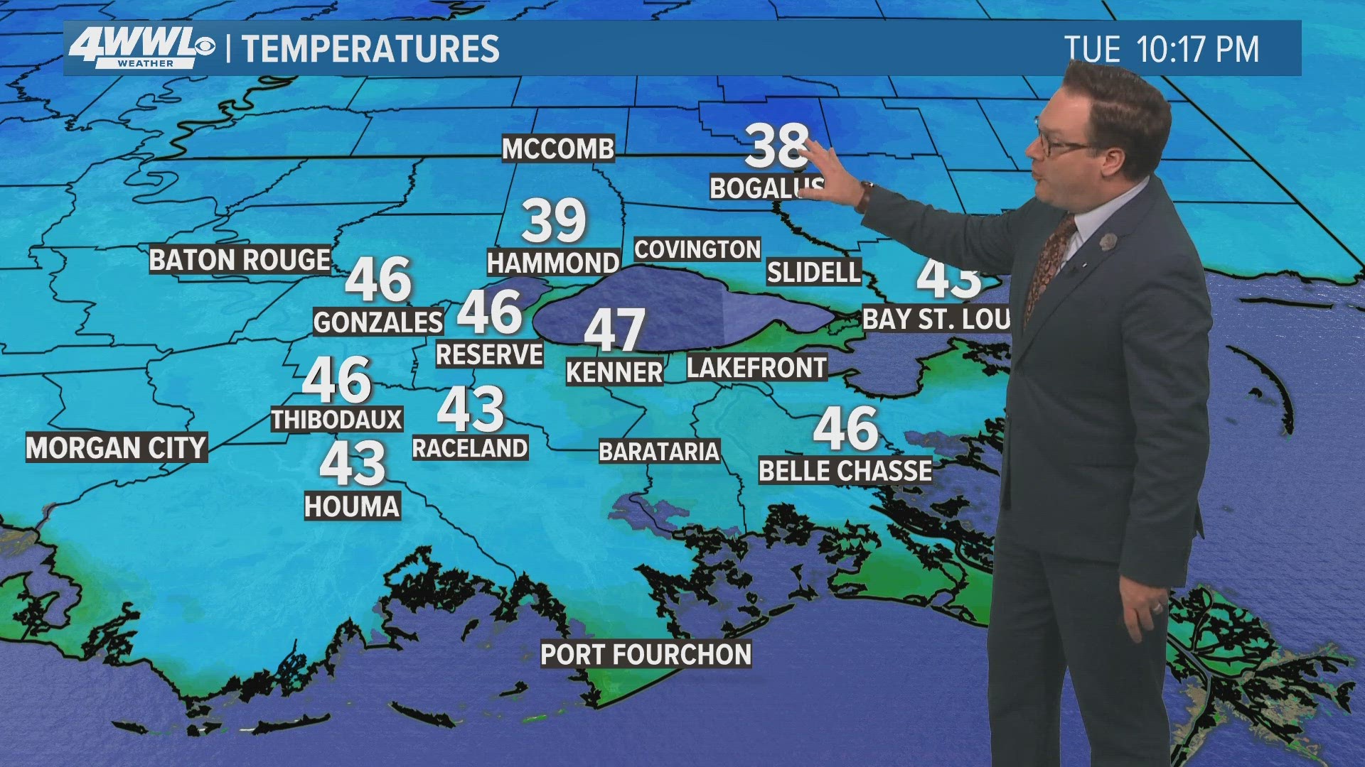 Weather Colder air moves in, light freeze for Northshore Wednesday