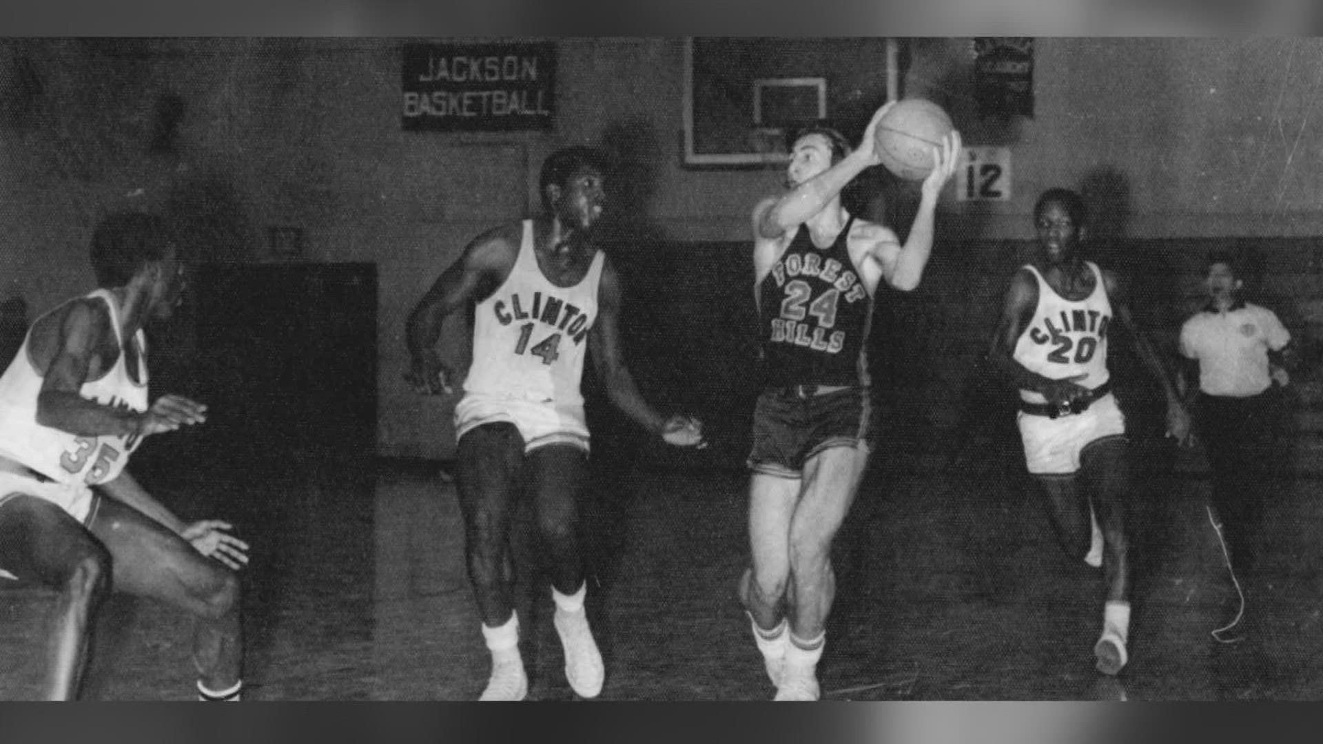 WWL-TV's David Hammer speaks with former pro basketball player Dan Grunfeld, the only known pro athlete whose grandparents survived the holocaust.