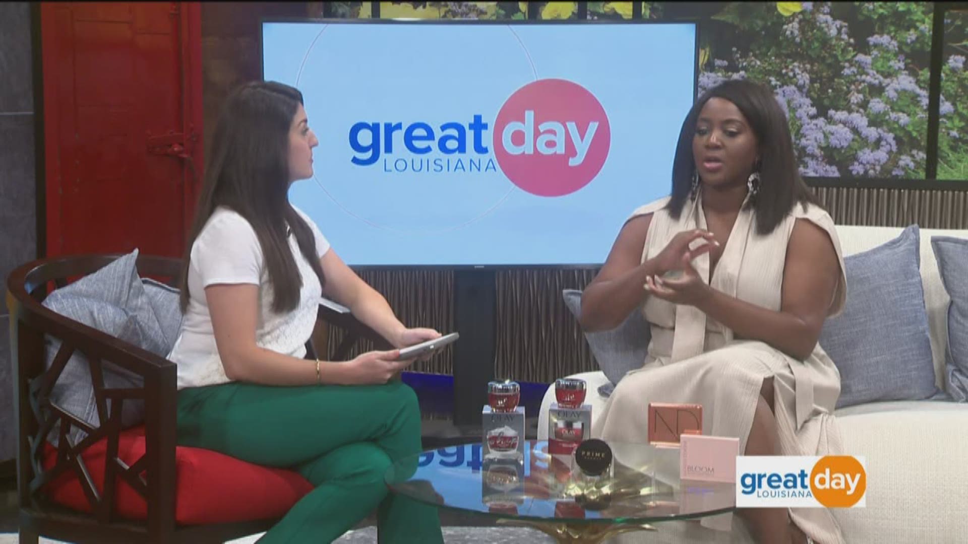 Fashion and Beauty writer Danielle Gray joins us to tell us how to keep your skin glowing--not dripping--in the Summer heat.