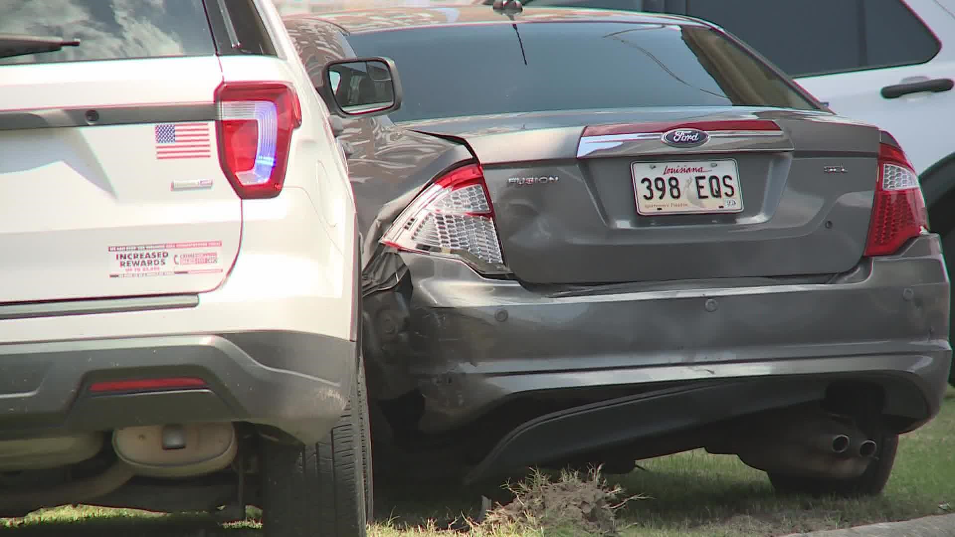 The chase resulted in three JPSO vehicles and three civilian cars wrecked and the suspect arrested, according to Sheriff Joe Lopinto and NOPD Supt. Shaun Ferguson.