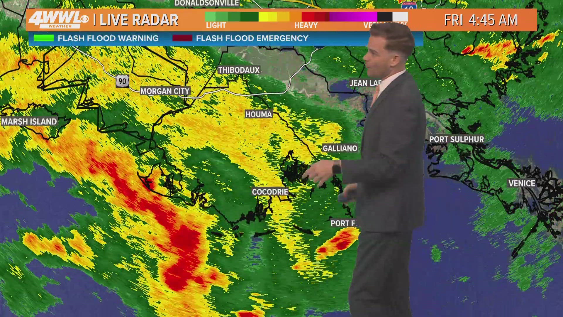 New Orleans Weather: Rounds of heavy rain last into Saturday morning ...