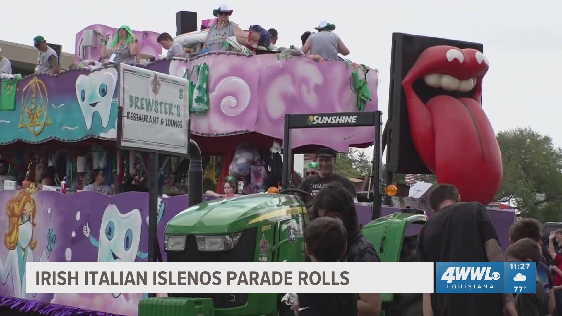 The parade celebrated their 41st year, representing the three cultures that have had a lasting impact on St. Bernard Parish.